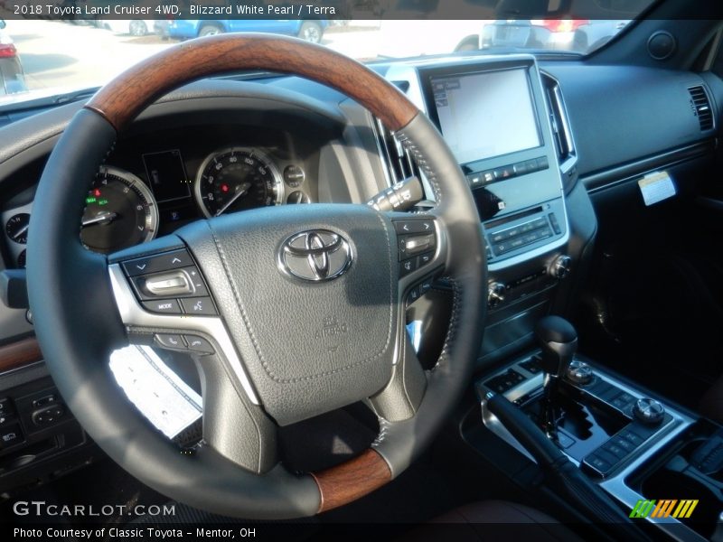 Blizzard White Pearl / Terra 2018 Toyota Land Cruiser 4WD