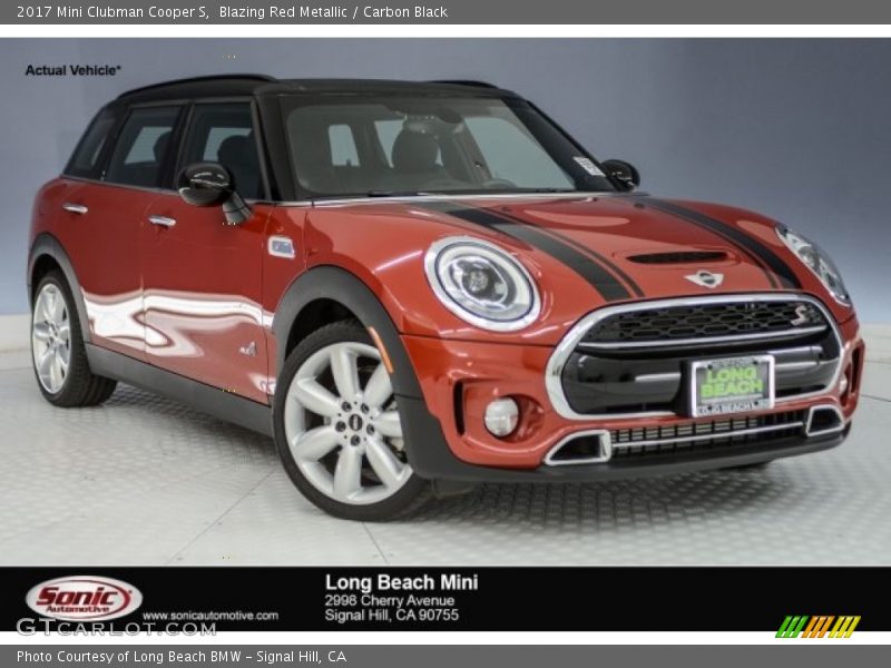 Blazing Red Metallic / Carbon Black 2017 Mini Clubman Cooper S