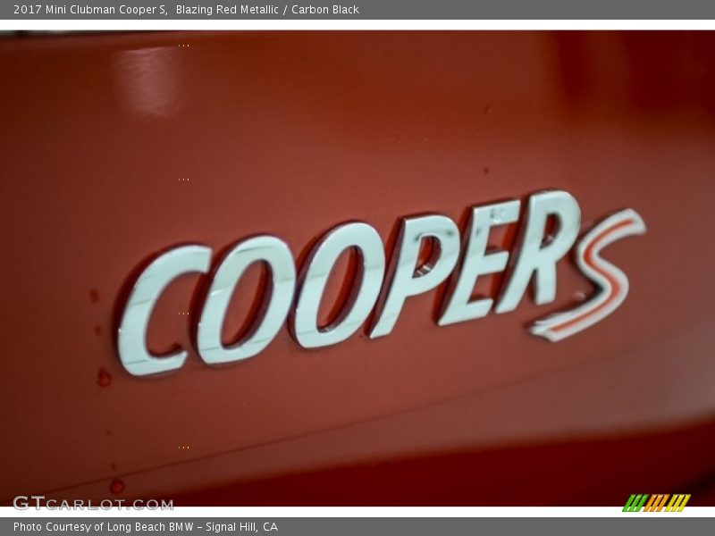 Blazing Red Metallic / Carbon Black 2017 Mini Clubman Cooper S