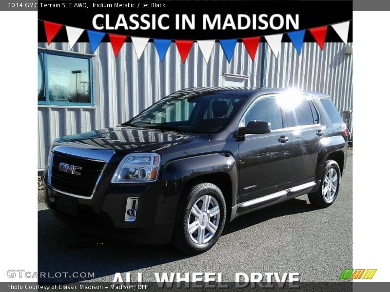 Iridium Metallic / Jet Black 2014 GMC Terrain SLE AWD