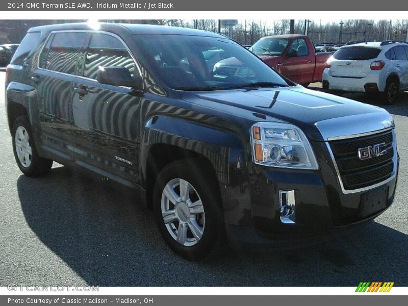 Iridium Metallic / Jet Black 2014 GMC Terrain SLE AWD