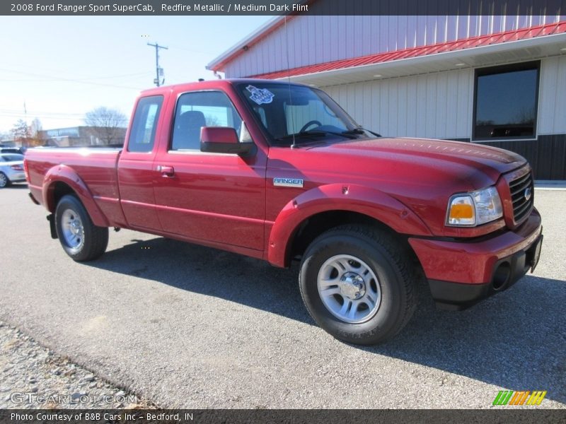 Redfire Metallic / Medium Dark Flint 2008 Ford Ranger Sport SuperCab