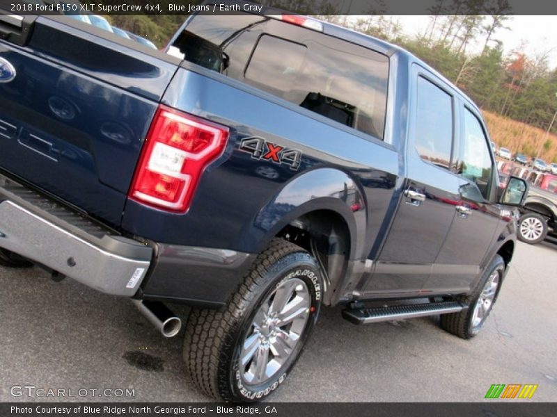 Blue Jeans / Earth Gray 2018 Ford F150 XLT SuperCrew 4x4