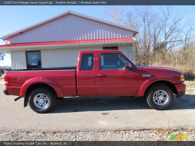 Redfire Metallic / Medium Dark Flint 2008 Ford Ranger Sport SuperCab