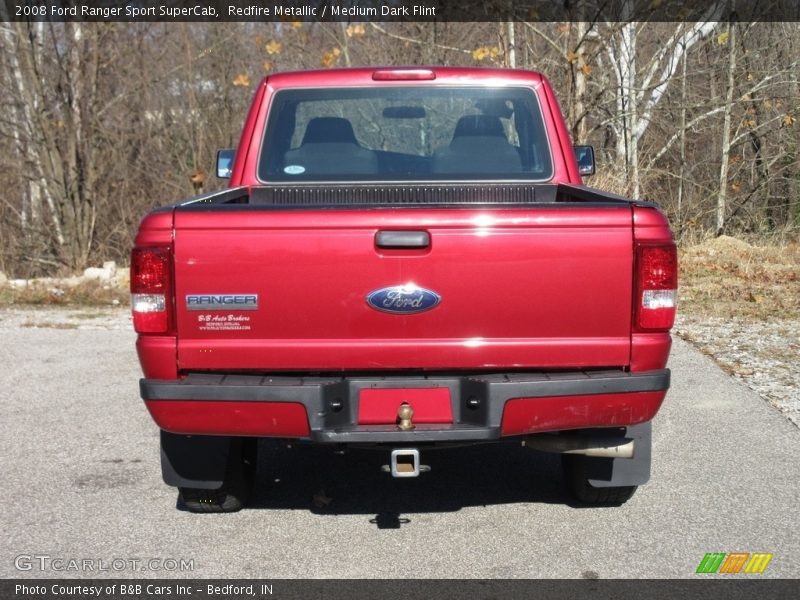 Redfire Metallic / Medium Dark Flint 2008 Ford Ranger Sport SuperCab