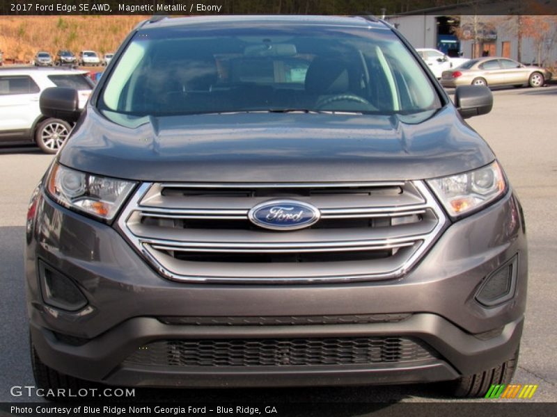 Magnetic Metallic / Ebony 2017 Ford Edge SE AWD