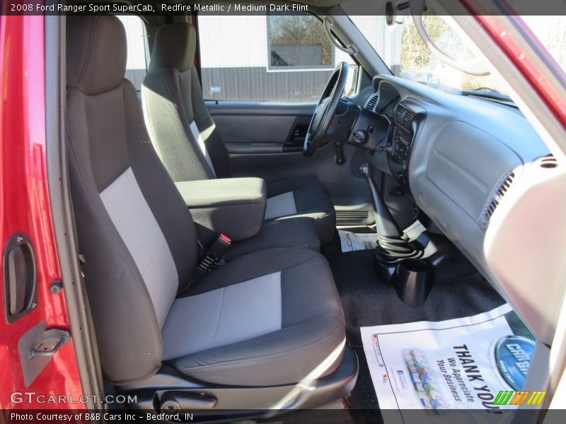 Redfire Metallic / Medium Dark Flint 2008 Ford Ranger Sport SuperCab