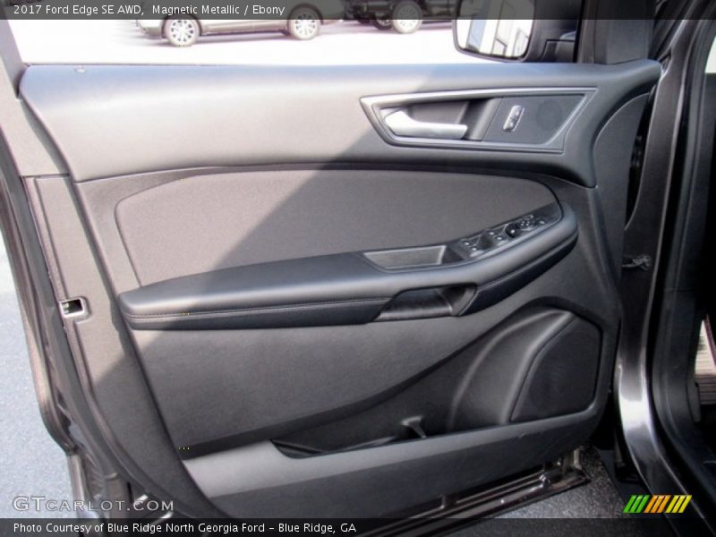 Magnetic Metallic / Ebony 2017 Ford Edge SE AWD