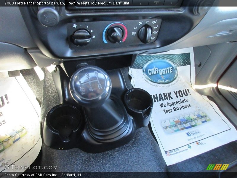 Redfire Metallic / Medium Dark Flint 2008 Ford Ranger Sport SuperCab