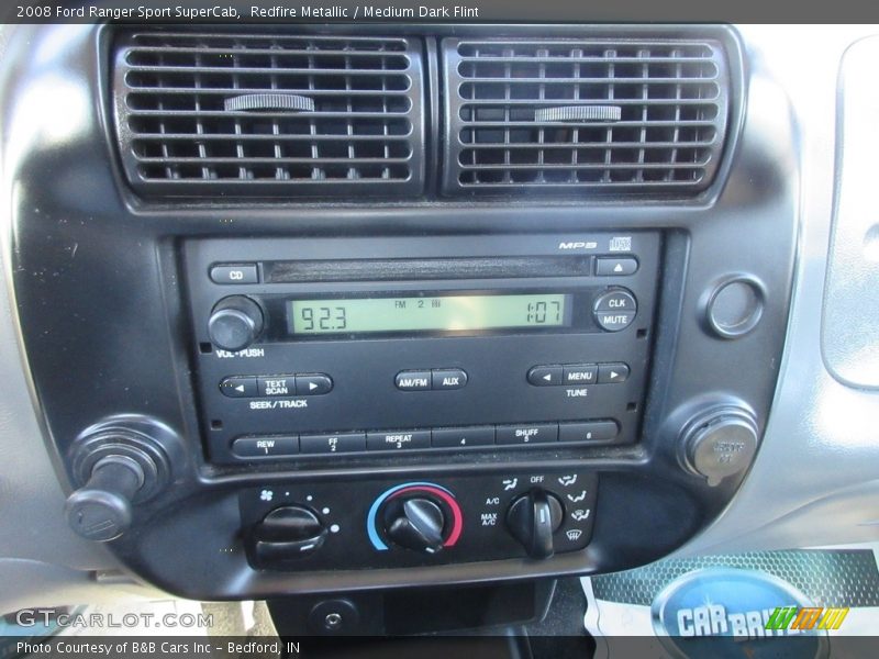 Redfire Metallic / Medium Dark Flint 2008 Ford Ranger Sport SuperCab