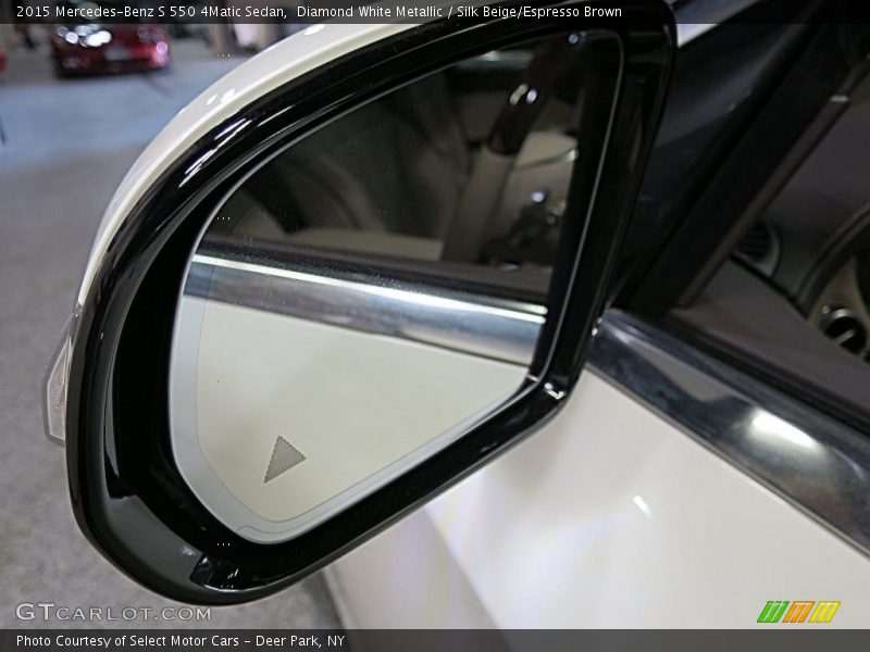 Diamond White Metallic / Silk Beige/Espresso Brown 2015 Mercedes-Benz S 550 4Matic Sedan