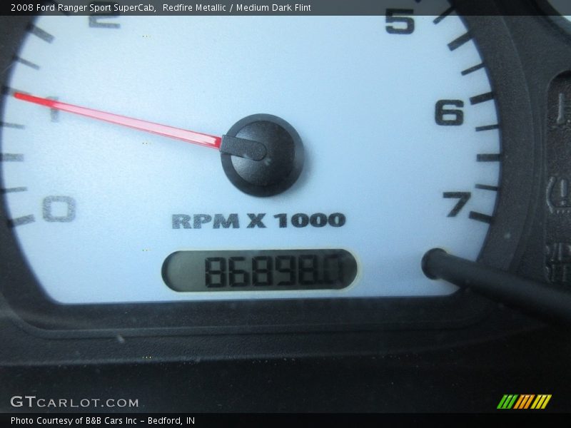 Redfire Metallic / Medium Dark Flint 2008 Ford Ranger Sport SuperCab