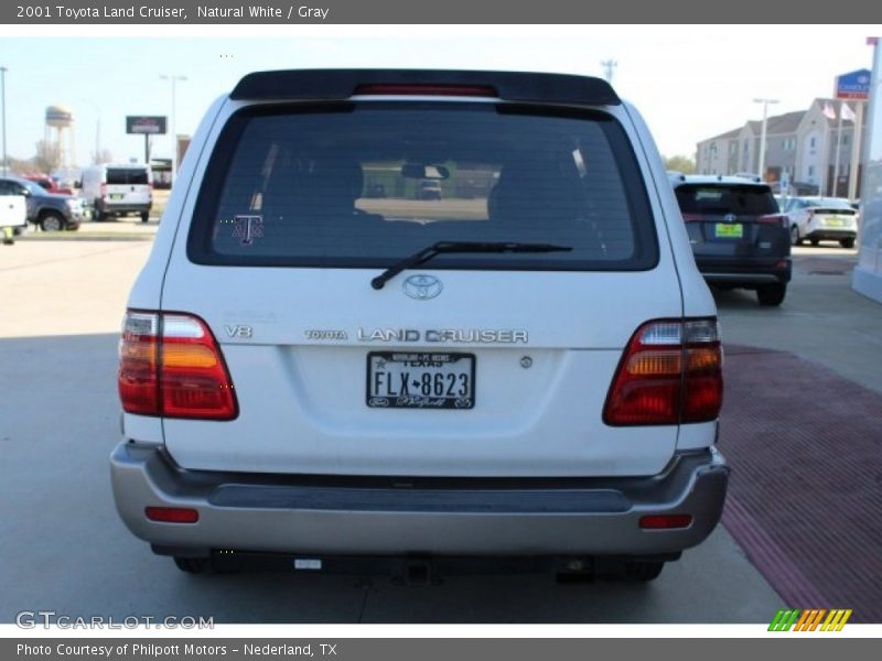 Natural White / Gray 2001 Toyota Land Cruiser