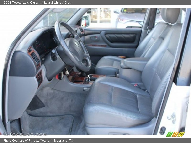 Natural White / Gray 2001 Toyota Land Cruiser