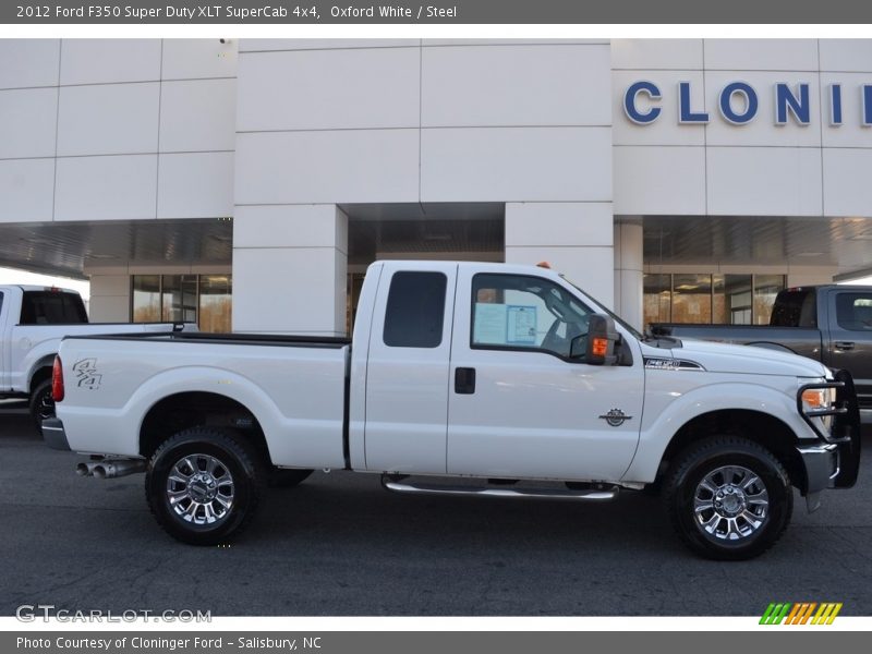 Oxford White / Steel 2012 Ford F350 Super Duty XLT SuperCab 4x4