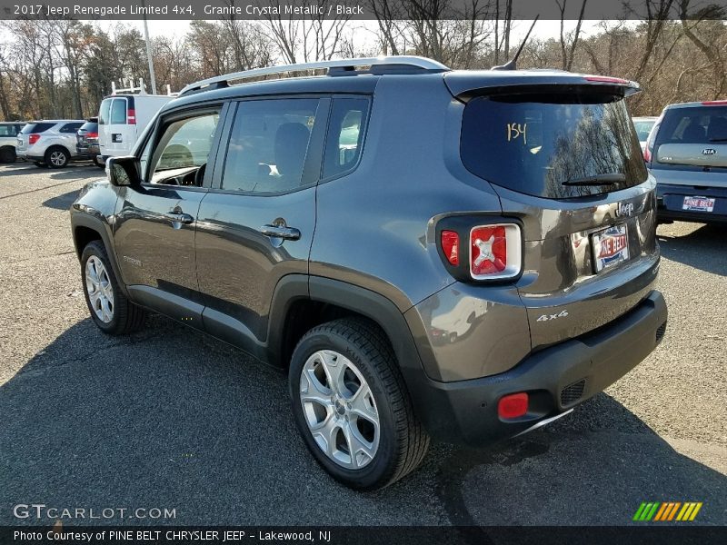 Granite Crystal Metallic / Black 2017 Jeep Renegade Limited 4x4
