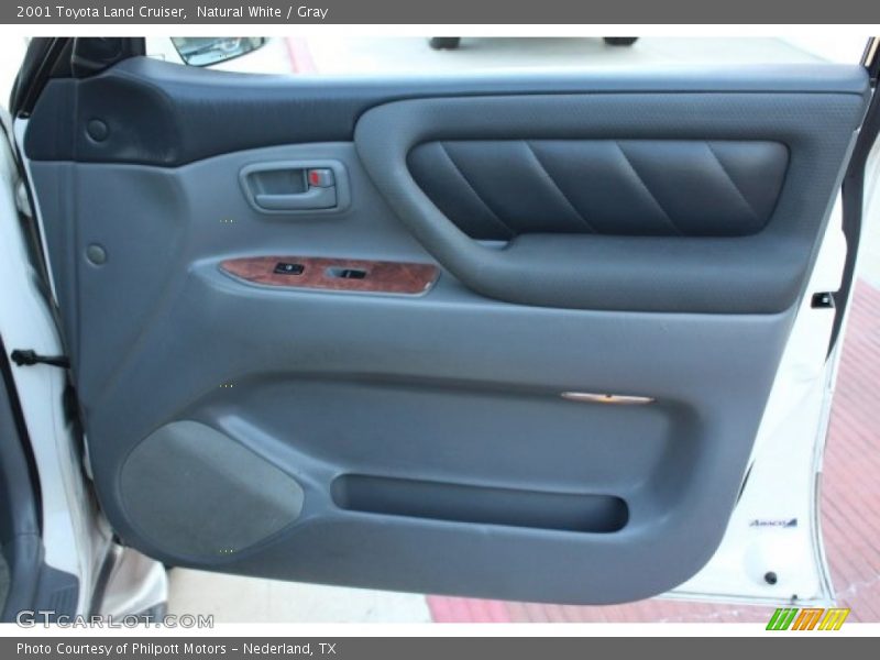 Natural White / Gray 2001 Toyota Land Cruiser