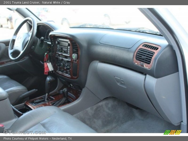 Natural White / Gray 2001 Toyota Land Cruiser