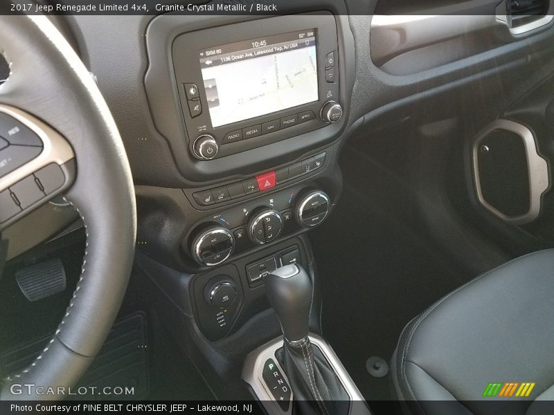Granite Crystal Metallic / Black 2017 Jeep Renegade Limited 4x4