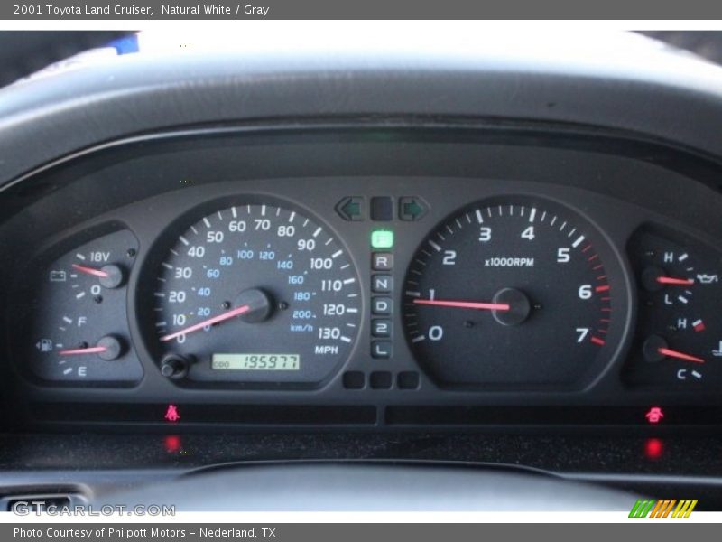 Natural White / Gray 2001 Toyota Land Cruiser