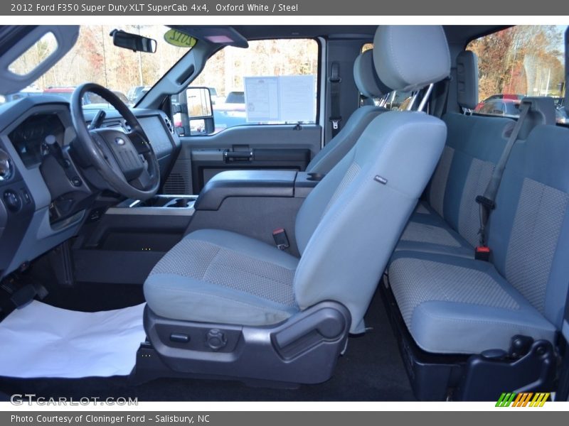 Oxford White / Steel 2012 Ford F350 Super Duty XLT SuperCab 4x4