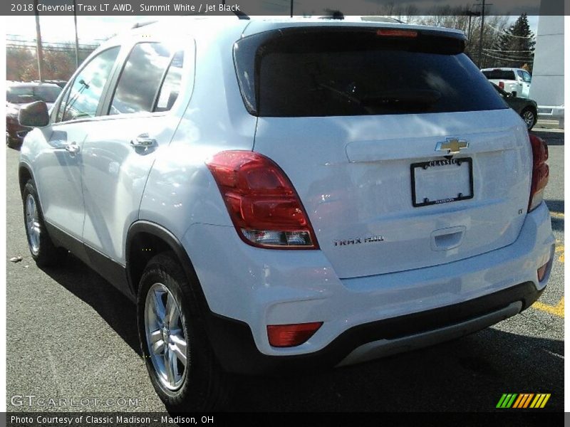 Summit White / Jet Black 2018 Chevrolet Trax LT AWD