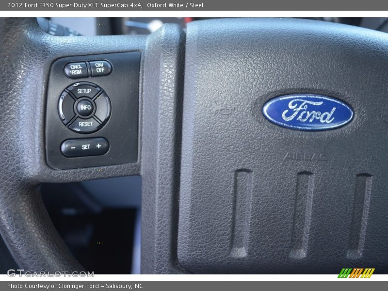 Oxford White / Steel 2012 Ford F350 Super Duty XLT SuperCab 4x4