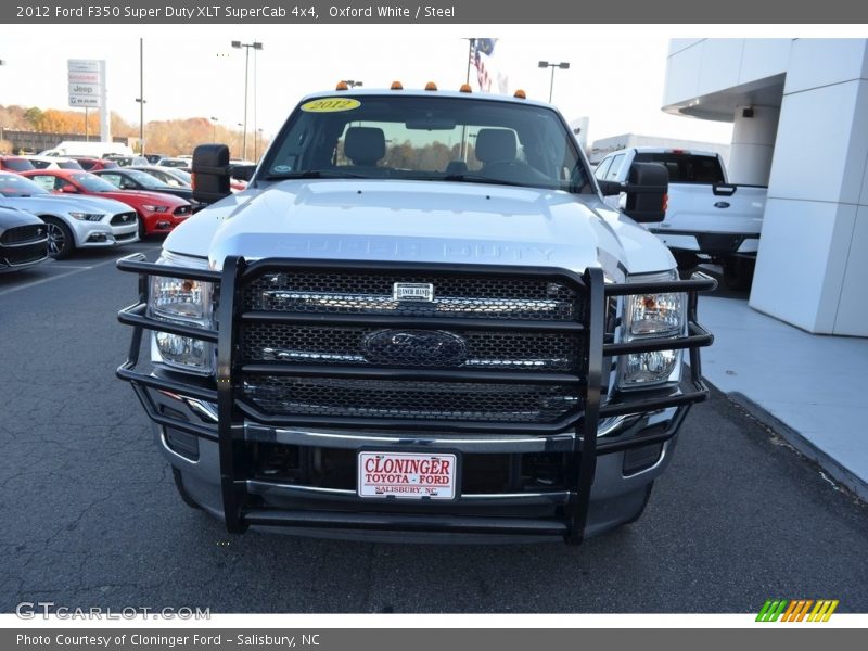 Oxford White / Steel 2012 Ford F350 Super Duty XLT SuperCab 4x4