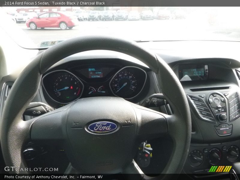 Tuxedo Black / Charcoal Black 2014 Ford Focus S Sedan