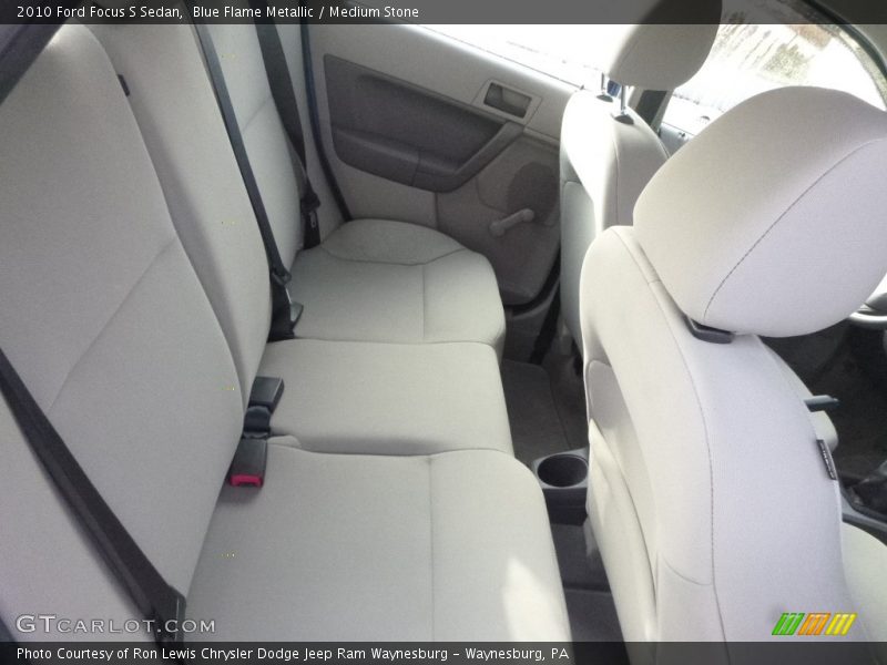 Blue Flame Metallic / Medium Stone 2010 Ford Focus S Sedan