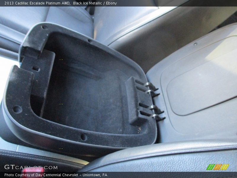 Black Ice Metallic / Ebony 2013 Cadillac Escalade Platinum AWD