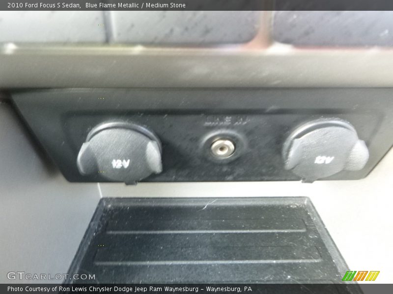 Blue Flame Metallic / Medium Stone 2010 Ford Focus S Sedan
