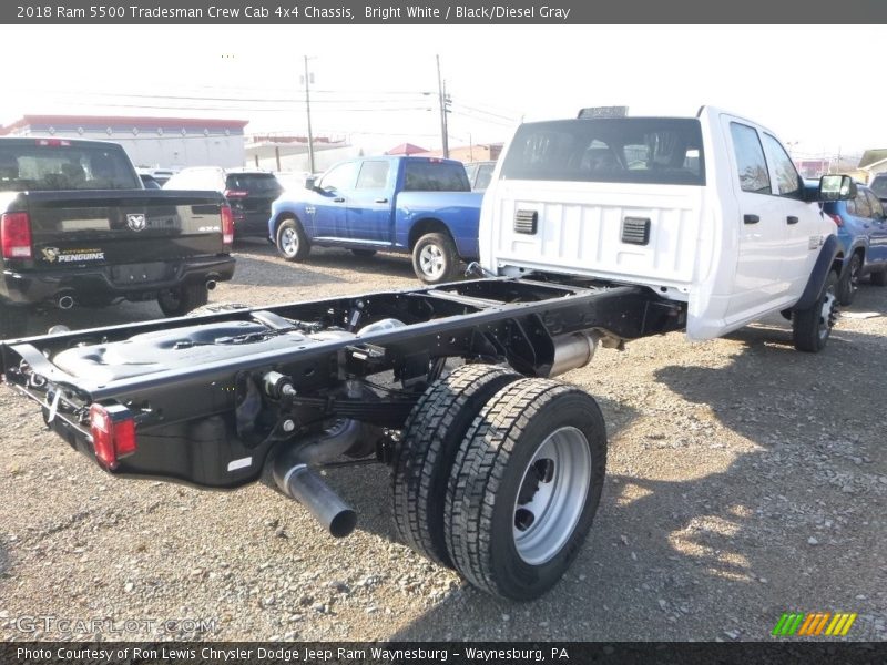 Bright White / Black/Diesel Gray 2018 Ram 5500 Tradesman Crew Cab 4x4 Chassis