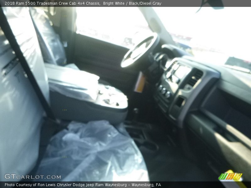 Bright White / Black/Diesel Gray 2018 Ram 5500 Tradesman Crew Cab 4x4 Chassis