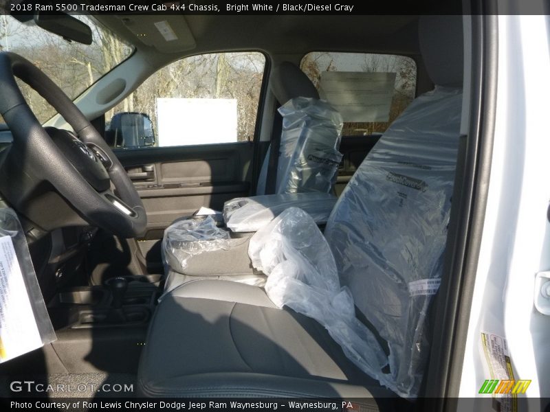 Bright White / Black/Diesel Gray 2018 Ram 5500 Tradesman Crew Cab 4x4 Chassis
