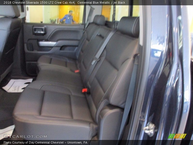 Centennial Blue Metallic / Jet Black 2018 Chevrolet Silverado 1500 LTZ Crew Cab 4x4