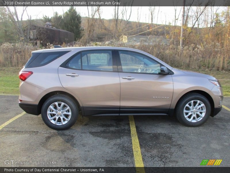 Sandy Ridge Metallic / Medium Ash Gray 2018 Chevrolet Equinox LS