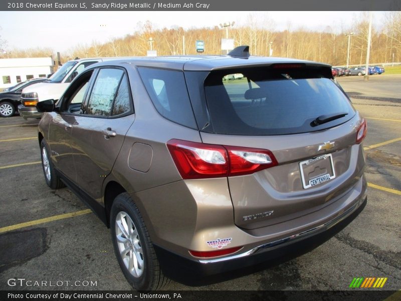Sandy Ridge Metallic / Medium Ash Gray 2018 Chevrolet Equinox LS