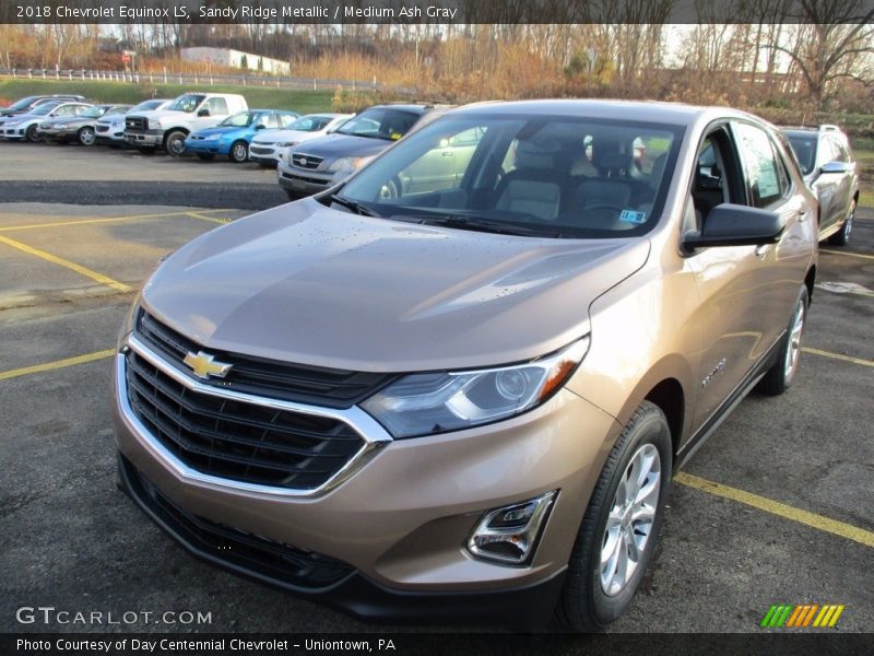 Sandy Ridge Metallic / Medium Ash Gray 2018 Chevrolet Equinox LS