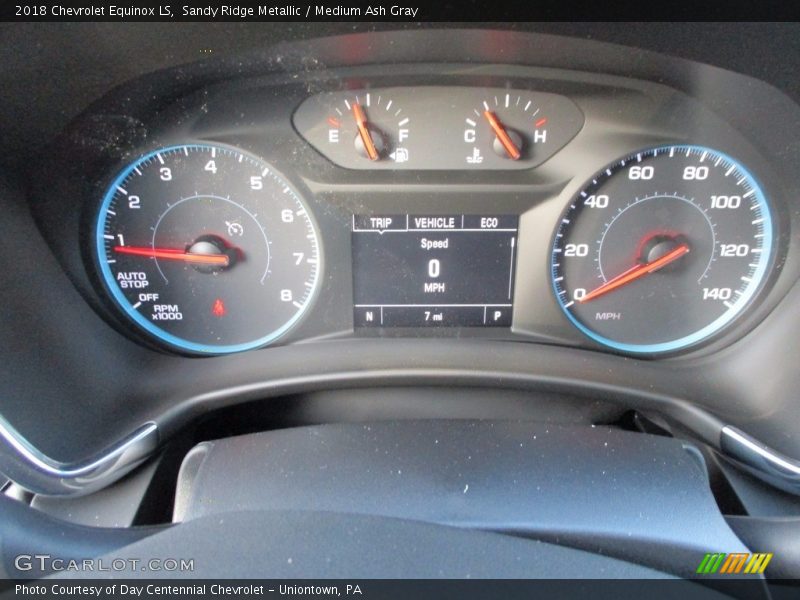 Sandy Ridge Metallic / Medium Ash Gray 2018 Chevrolet Equinox LS