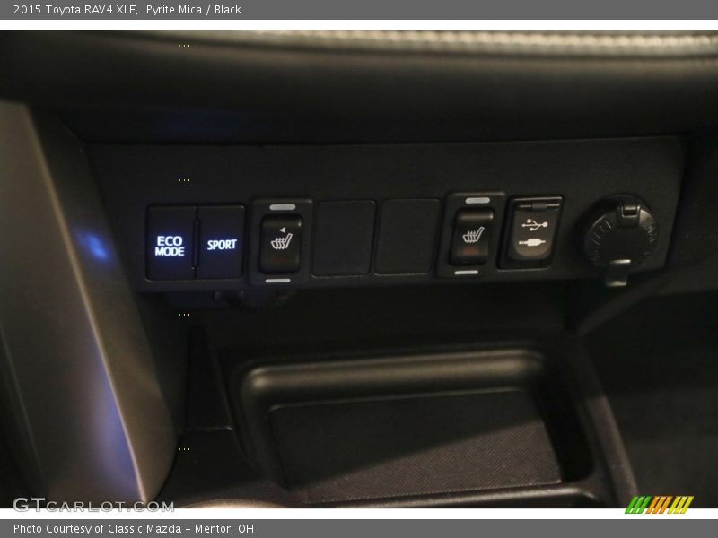 Pyrite Mica / Black 2015 Toyota RAV4 XLE