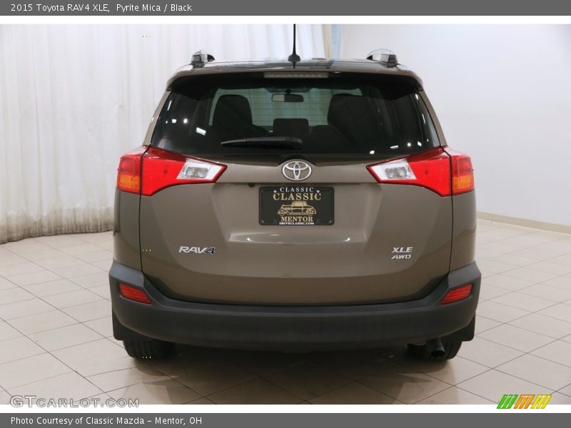 Pyrite Mica / Black 2015 Toyota RAV4 XLE