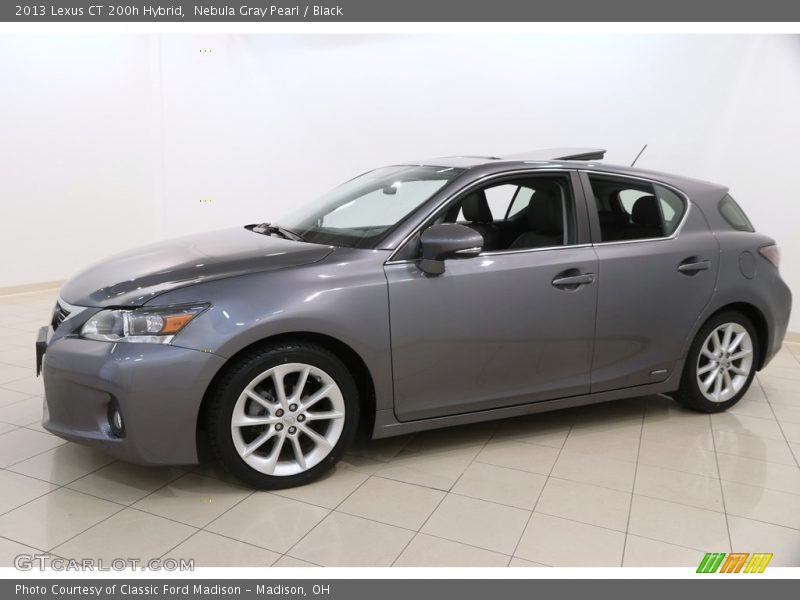 Nebula Gray Pearl / Black 2013 Lexus CT 200h Hybrid