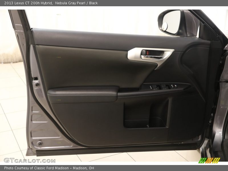 Nebula Gray Pearl / Black 2013 Lexus CT 200h Hybrid