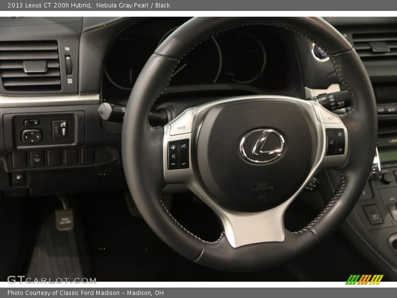 Nebula Gray Pearl / Black 2013 Lexus CT 200h Hybrid