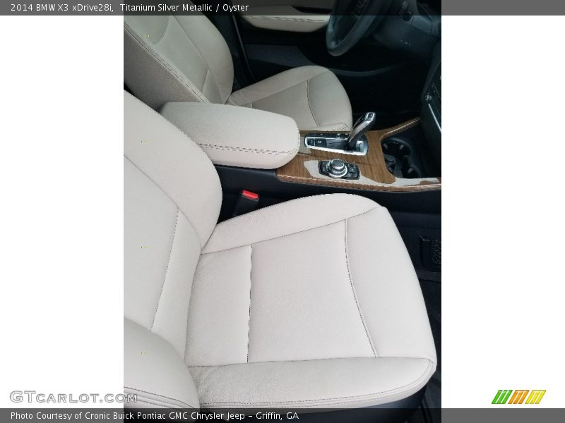 Titanium Silver Metallic / Oyster 2014 BMW X3 xDrive28i