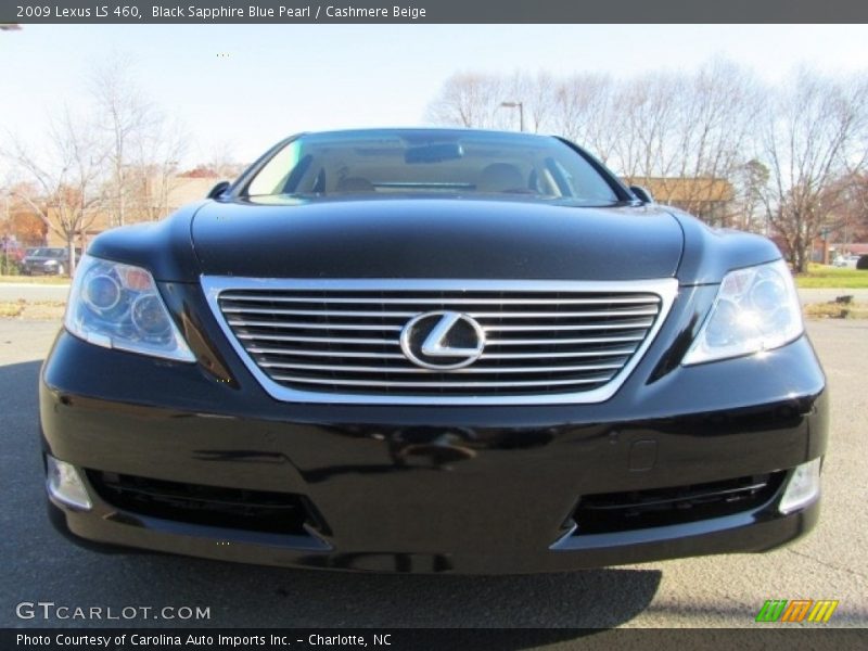 Black Sapphire Blue Pearl / Cashmere Beige 2009 Lexus LS 460