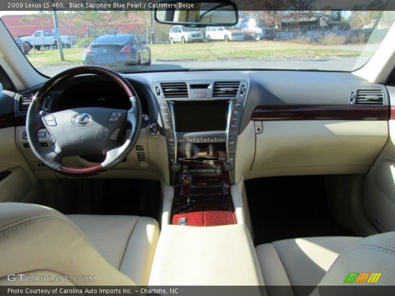 Black Sapphire Blue Pearl / Cashmere Beige 2009 Lexus LS 460