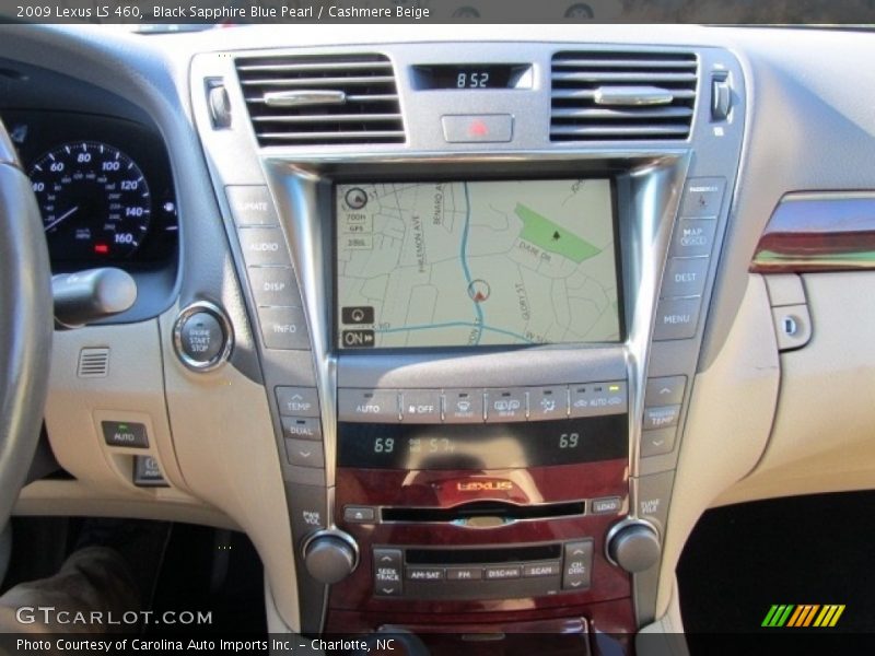 Black Sapphire Blue Pearl / Cashmere Beige 2009 Lexus LS 460