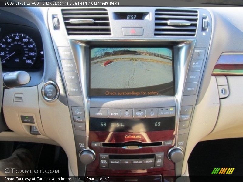 Black Sapphire Blue Pearl / Cashmere Beige 2009 Lexus LS 460